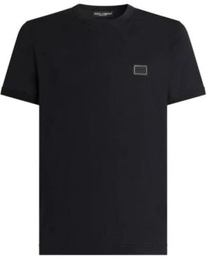 Dolce & Gabbana T-Shirts Und Polos - Schwarz