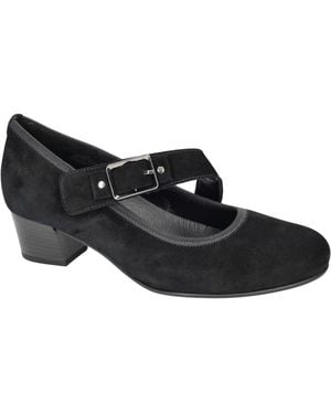 Gabor Schoenen ,Zwart ,Suède Suède Pump