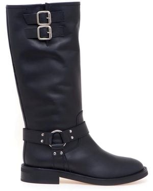 Via Roma 15 High Boots - Blue