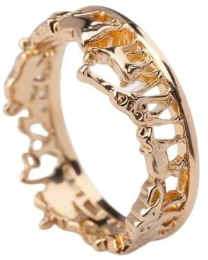 PANDORA Zilver-Gouden Disney Lion King Ring - Metallic