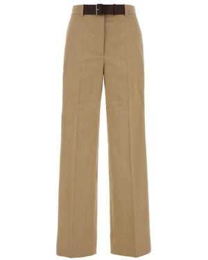 Tory Burch Wide Pants - Natural