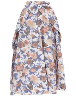 Erdem Midi Rokken - Blauw