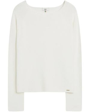 Cinque Round-Neck Knitwear - Blanc