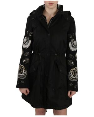 John Richmond Parkas - Schwarz