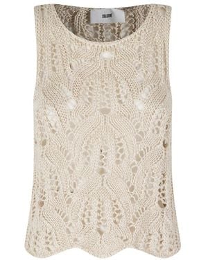 SOLOTRE Sleeveless Tops - Neutro