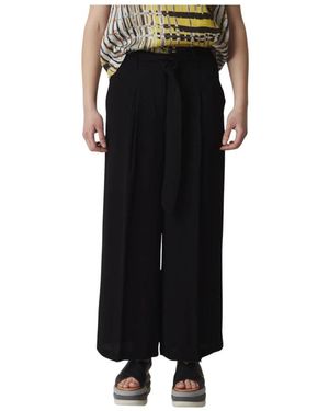 Manila Grace Wide Trousers - Zwart