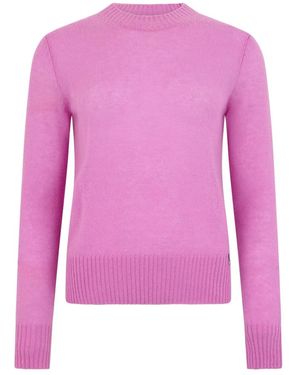 Herno Round-Neck Knitwear - Rosa