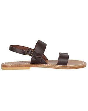 K. Jacques Catamaran Flat Sandal - Braun