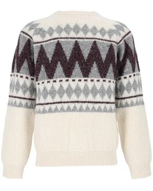 Peserico Maglia Tricot U - Weiß