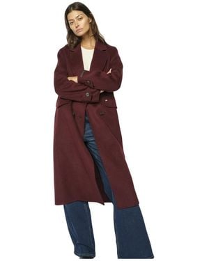 Mos Mosh Double-Breasted Coats - Rojo