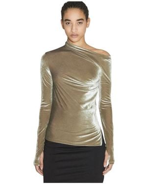Helmut Lang Tops ,Groen ,Polyester Tops