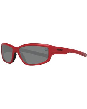 Timberland Red Plastic Sunglasses