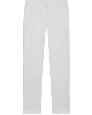 Brooks Brothers Straight Trousers - White
