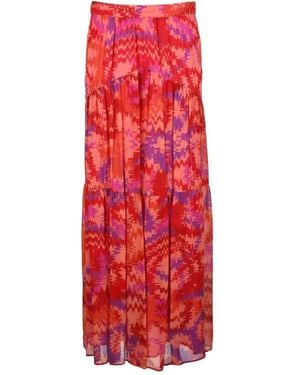 Dondup Maxi Skirts - Red