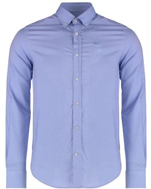Paul & Shark Camicia classica in cotone per uomo - Blu