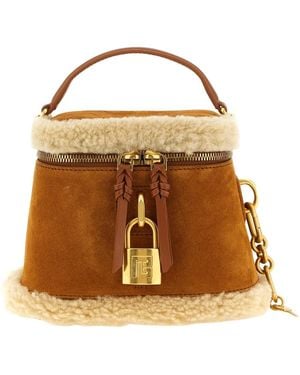 Balmain Pulse Vanity Handtas - Bruin