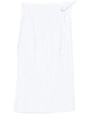 Barena Maxi Skirts - Blanco