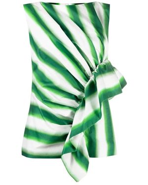 Dries Van Noten Tops ,Groen ,Sleeveless Tops