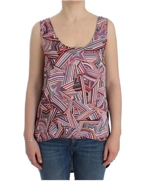 CoSTUME NATIONAL Sleeveless Tops - Violet