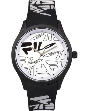 Fila Herren Armbanduhr Style 40 Mm Armband Silikon 38-129 - Schwarz