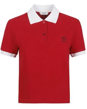 Versace Polo Shirts - Red