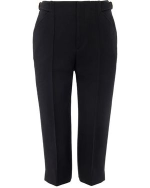Chloé Cropped Trousers - Negro
