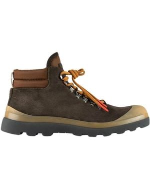 Pànchic Lace-Up Boots - Marrone