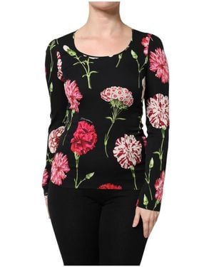 Dolce & Gabbana Long Sleeve Tops - Negro