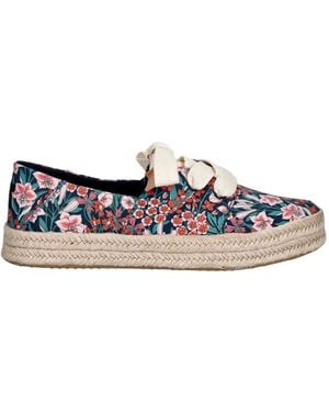 TOMS Carolina Schnür-Espadrilles - Blau