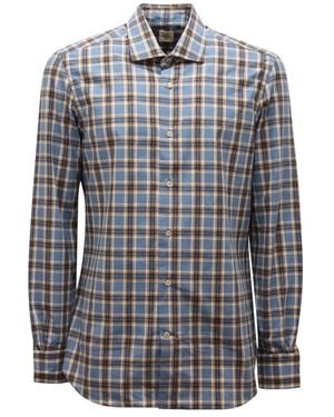 Mazzarelli Casual Shirts - Blu
