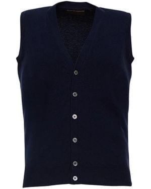 FILIPPO DE LAURENTIIS Sleeveless Knitwear - Bleu