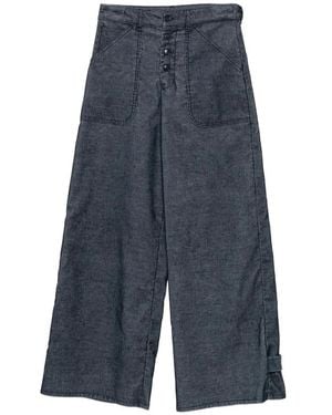 Emporio Armani Wide Jeans - Blue