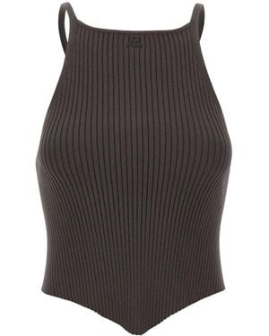 Courreges Sleeveless Tops - Marrón