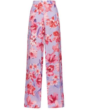 Pinko Wide Trousers - Pink