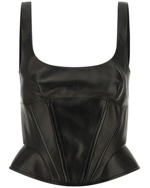 Ermanno Scervino Sleeveless Tops - Black