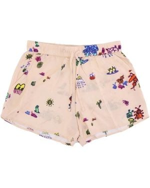 Obey Short Shorts - Pink