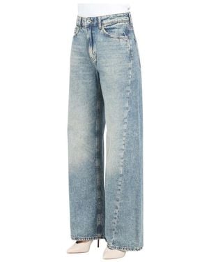 Jacqueline De Yong Vintage Denim Palazzo Jeans - Blau