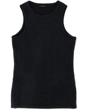 Low Classic Sleeveless Tops - Black