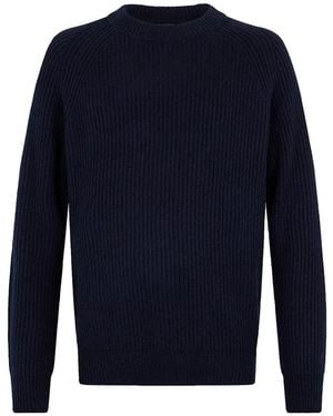 MC2 Saint Barth Maglia A Girocollo Basic Mc2 S - Blau