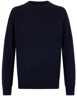MC2 Saint Barth Maglia A Girocollo Basic Mc2 S - Blauw