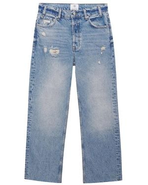Anine Bing Straight Jeans - Azul