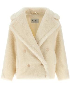Max Mara Faux Fur & Shearling Jackets - Neutro