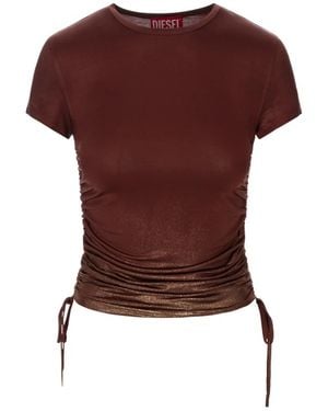 DIESEL T-Shirts - Brown