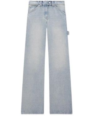 Courreges Hammer Denim Baggy Pants - Grau