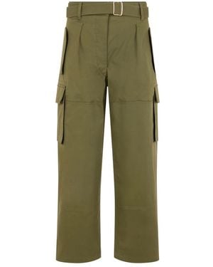 Alberta Ferretti Wide Trousers - Verde