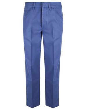 Tom Ford Straight Trousers - Blue