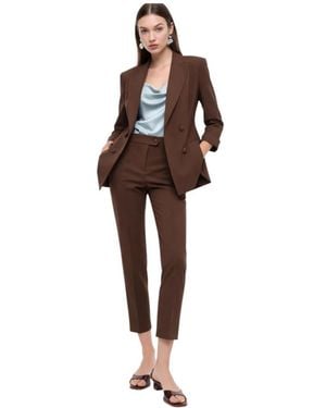 Imperial Cropped Pants - Brown
