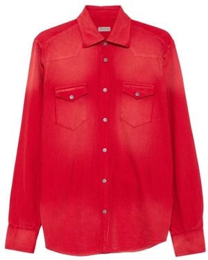 Sartorio Napoli Sh445928 005 Freizeithemd - Rot