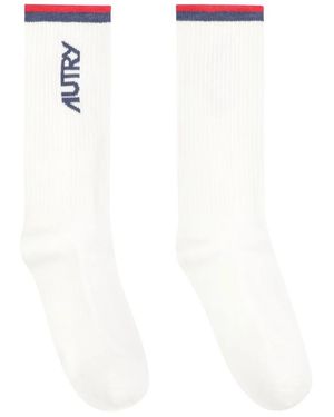 Autry Ondergoed ,Wit ,Katoen Casual Athletic Socks