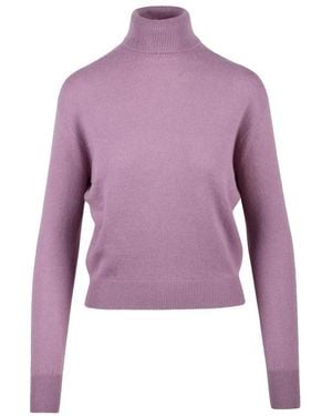 Kaos Truien & Vesten ,Roze ,Wol Maglia Ciclista - Paars